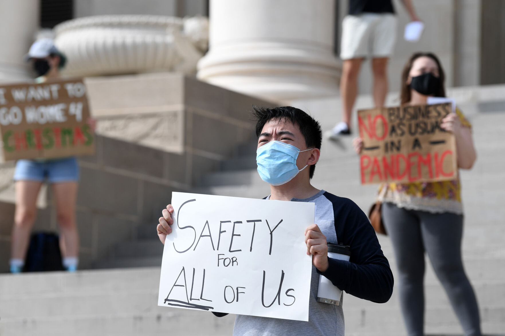 TAMU graduate student protest